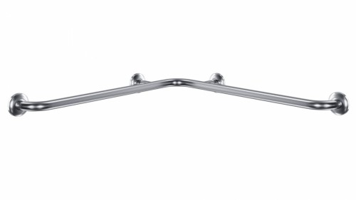 Poręcz kątowa pozioma prysznicowa 75/75cm Ø 32mm