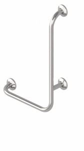 Poręcz kątowa lewa 50/70 cm Ø 25 POŁYSK