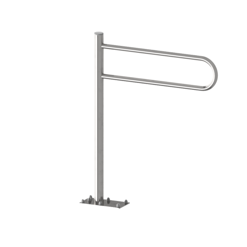 Poręcz podłogowa stała 60 cm Ø25 POŁYSK