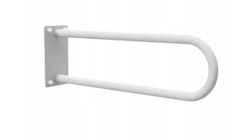 Poręcz łukowa stała 70 cm Ø25 BIAŁA