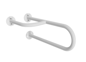 Poręcz umywalkowa trójnóg lewa 50 cm Ø32 BIAŁA