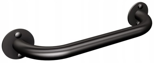 Uchwyt prysznicowy ANDEX TECHNIC CZARNY stal nierdzewna matowy  283 mm