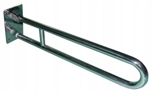 Uchwyt uchylny łukowy do WC 70cm Ø 25