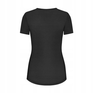 T-shirt damski z krótkim rękawem i wstawką