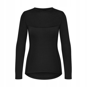 Koszulka damska z wstawką długi rękaw termiczna wełna Merino