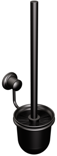 Szczotka do WC naścienna czarna 026/NG