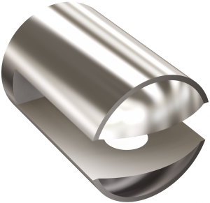 Uchwyt półki szklanej (szkło 8 mm) (Chrom)