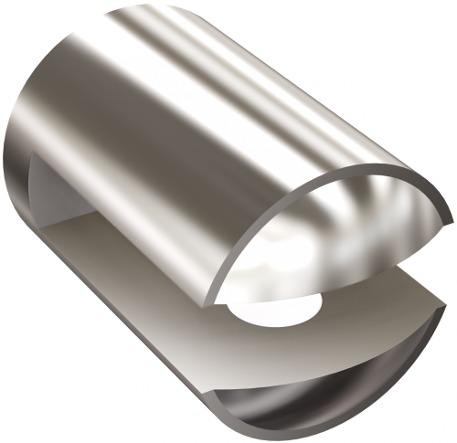 Uchwyt półki szklanej (szkło 8 mm) (Chrom)