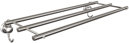 Półka na ręczniki z haczykami 069/CC (Chrom)