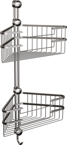 Kosz podwójny narożny 073/CC (Chrom)