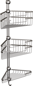 Kosz potrójny narożny 074/CC (Chrom)