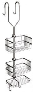 Kosz prysznicowy potrójny 076/CC (Chrom)