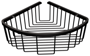 Kosz narożny półokrągły czarny 084/NG