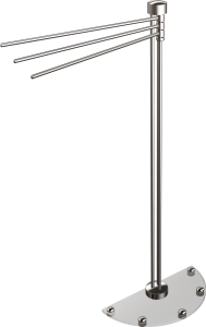 Wieszak prętowy stojący W03/CC (Chrom)