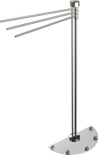 Wieszak prętowy stojący W03/CC (Chrom)