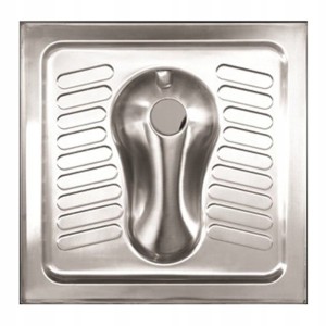 Miska ustępowa turecka stal szlachetna matowa