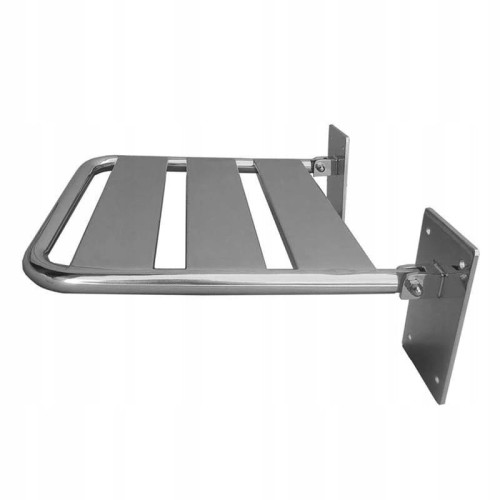 Siedzisko prysznicowe uchylne stal szlachetna matowa