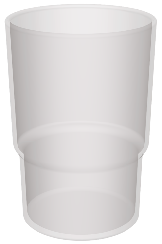 Szklanka szkło matowe 250 ml