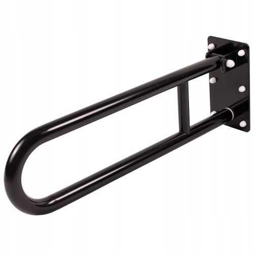 Poręcz łukowa uchylna 60 cm fi 32 czarna
