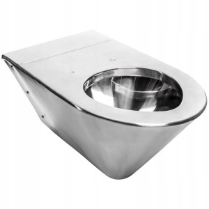 Misa WC wisząca dla niepełnosprawnych stal szlachetna matowa