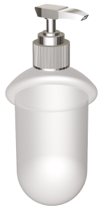 Pojemnik na mydło w płynie z pompką szklany