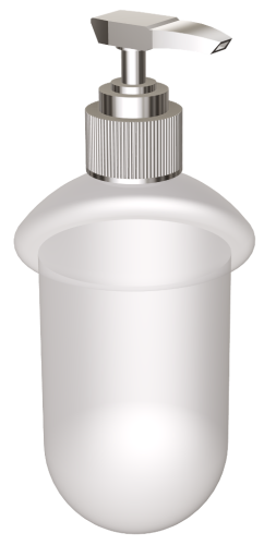 Pojemnik na mydło w płynie z pompką szklany