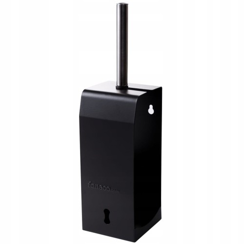 Szczotka do WC naścienna HIT czarna ze stali szlachetnej