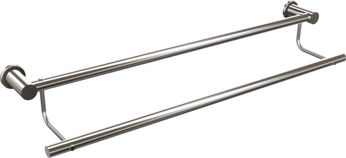 Podwójny wieszak na ręczniki reling Chrom 60 cm Sanibella