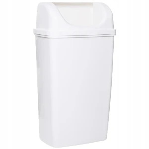 Kosz naścienny na ręczniki papierowe 50 l ABS Biały