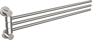 Wieszak łazienkowy 3-prętowy Chrom