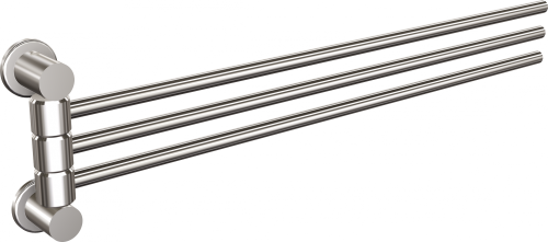 Wieszak łazienkowy 3-prętowy Chrom