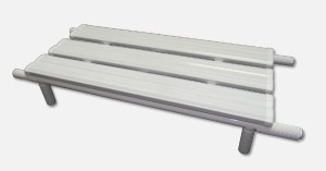 Ławeczka nawannowa dla niepełnosprawnych  Biała