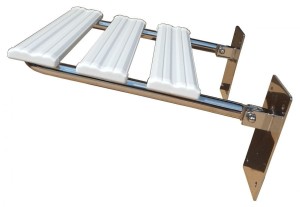 Krzesełko prysznicowe uchylne z ciepłym siedziskiem PVC