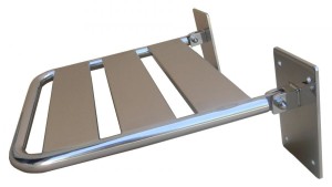 Krzesełko prysznicowe uchylne Stal nierdzewna