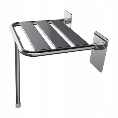 Krzesełko prysznicowe uchylne bez podpór z nogą