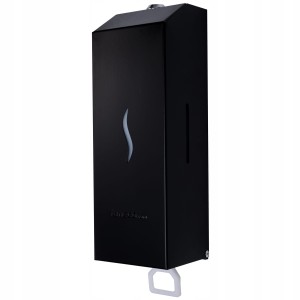 Dozownik mydła w pianie 1l HIT stal nierdzewna czarny