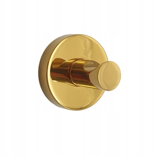 Wieszak 1- hakowy 07.312 złoty połysk