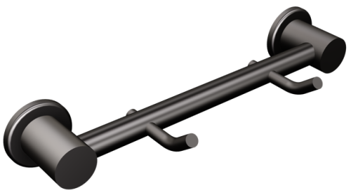 Wieszak 2-hakowy czarny 510/NG