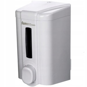 Dozownik mydła w płynie 0,5 l ECO ABS Biały