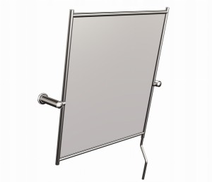 Lustro uchylne w ramie z rączką dla niepełnosprawnych Bezpieczne