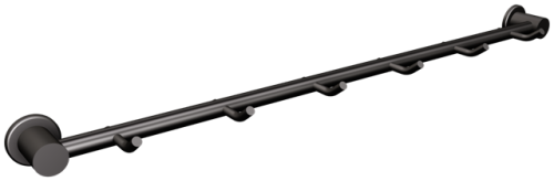 Wieszak 6-hakowy czarny 514/NG