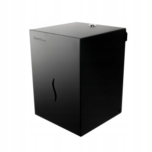 Podajnik ręczników w roli HIT Stal nierdzewna Czarny