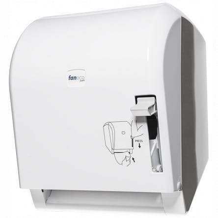 Manualny podajnik ręczników w roli POP ABS Biały