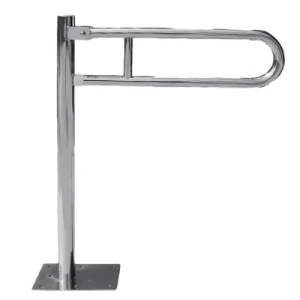 Uchwyt uchylny wolnostojący INOX 80 x 60 fi25