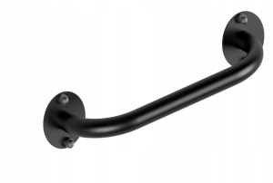 Poręcz prosta 30 cm Ø25 CZARNA