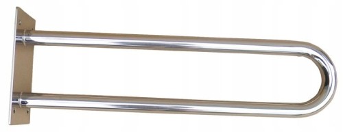 Uchwyt umywalkowy łukowy stały 60cm Ø 25 Stal nierdzewna