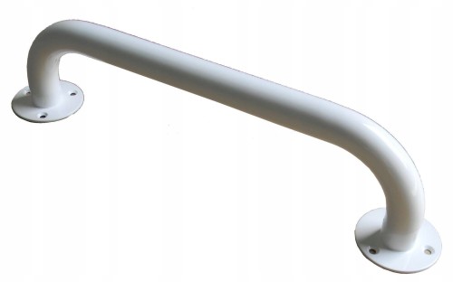 Uchwyt naścienny łazienkowy prosty 60 cm Ø 25 mm Biały