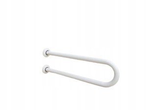 Uchwyt łukowy stały z maskownicami 60cm Ø 32 Biały