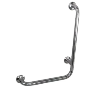 Poręcz dla niepełnosprawnych kątowa prawa 60/30 cm Ø 32 mm Stal nierdzewna