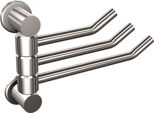 Wieszak na ręczniki potrójny ruchomy (Chrom)